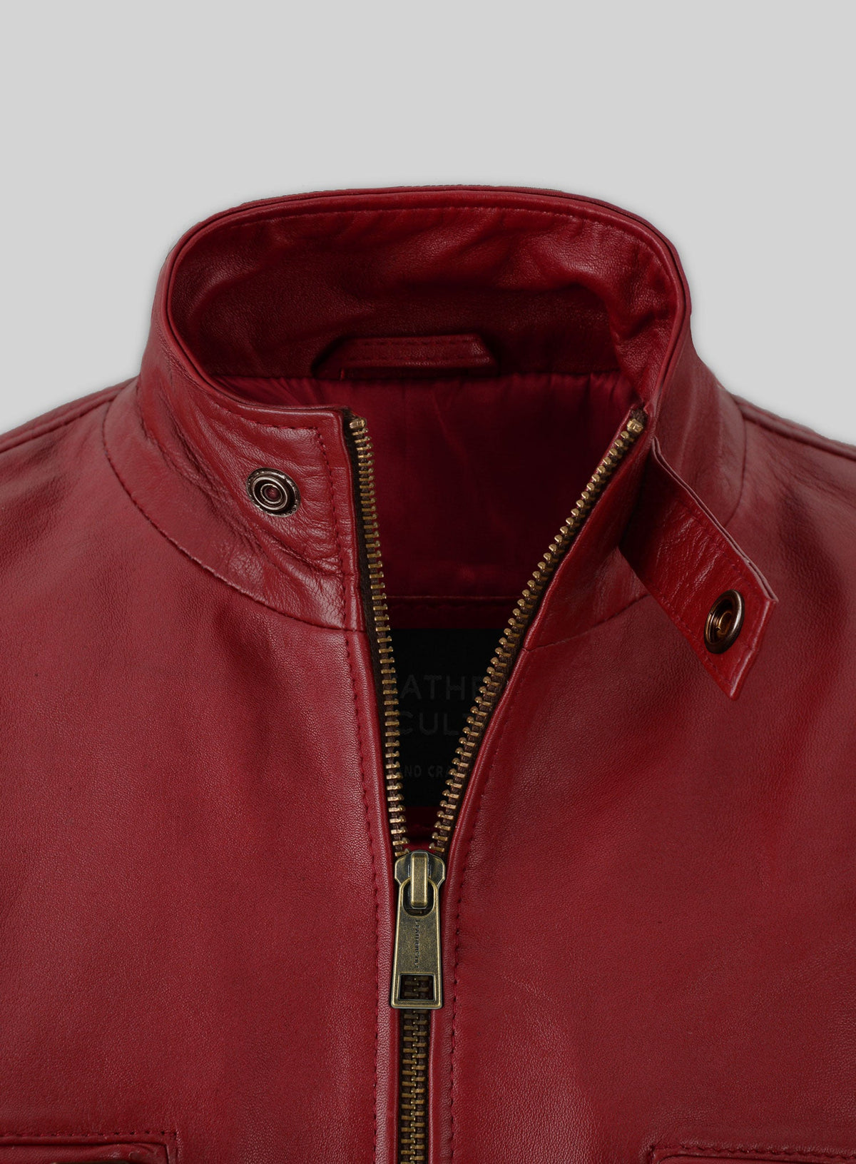 Akon Black Leather Jacket – close-up and worn views