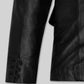 Al Pacino Black Leather Blazer – worn look