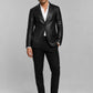 Al Pacino Black Leather Blazer – worn look