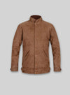 Albert Einstein Black Leather Jacket – front view