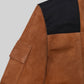 Alden Ehrenreich Solo: A Star Wars Story White Leather Jacket – close-up and worn views
