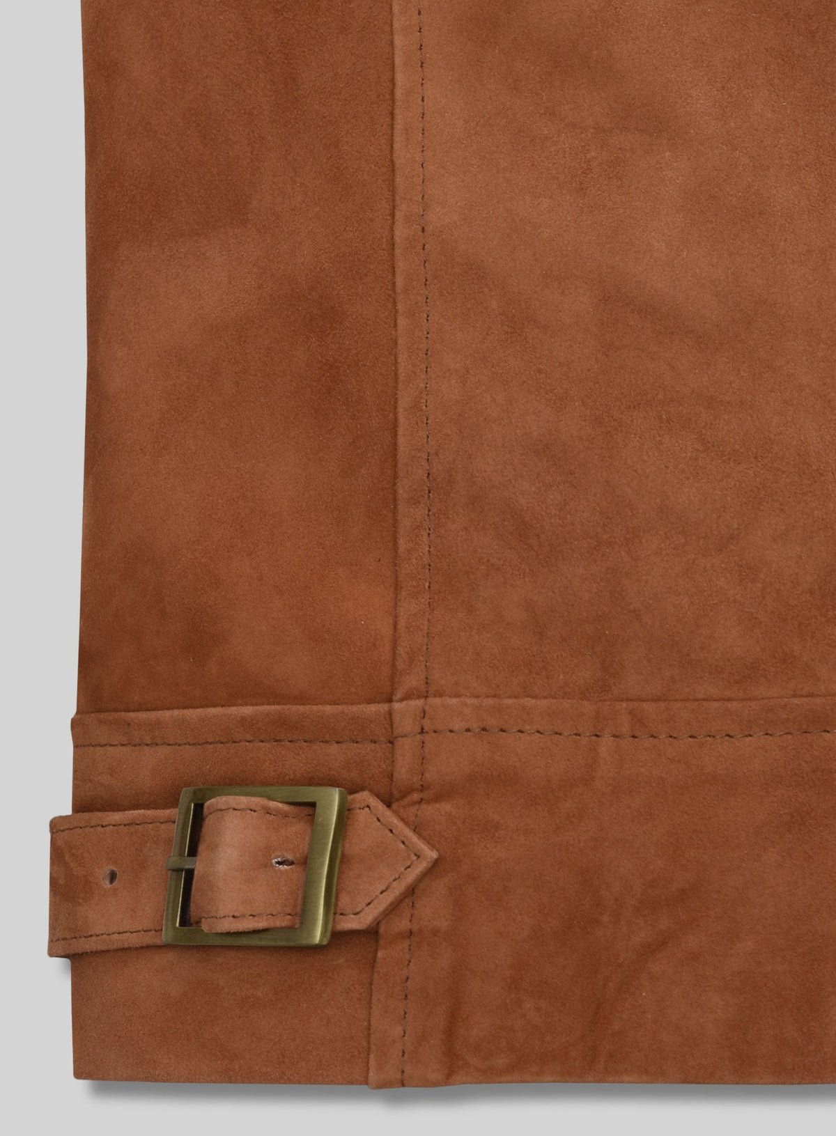 Alden Ehrenreich Solo: A Star Wars Story White Leather Jacket – close-up and worn views