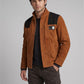 Alden Ehrenreich Solo: A Star Wars Story White Leather Jacket – close-up and worn views