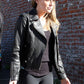Alexa PenaVega Black Leather Jacket – alternate view
