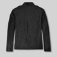 Alexander Skarsgård True Blood Black Leather Jacket – back view