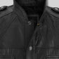 Alexander Skarsgård True Blood Black Leather Jacket – close-up detail of leather and stitching