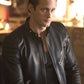 Alexander Skarsgard True Blood Black Leather Jacket – Alexander Skarsgard celebrity photo in True Blood