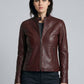 Alexandra Daddario San Andreas Brown Leather Jacket – full product view