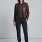 Alexandra Daddario San Andreas Brown Leather Jacket – full product view