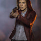 Ali Larter Resident Evil:The Final Chapter Black Leather Blazer – close-up and worn views