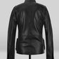 Alice Braga I Am Legend Black Leather Jacket – full product view