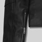 Alicia Vikander Tomb Raider Black Leather Jacket – close-up and worn views