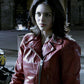 Alyssa Diaz Ben 10: Alien Swarm Black Leather Jacket – front view