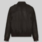 Andy Samberg Brooklyn Nine-Nine Dark Brown Leather Jacket – back view