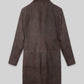Annabelle Wallis The Mummy Black Trench Coat – back view