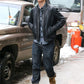 Ansel Elgort Black Leather Jacket – Ansel Elgort wearing the look, photo 3