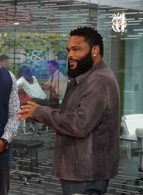 Anthony Anderson Black-ish Leather Jacket – Anthony Anderson Black-ish wearing the look, photo 2