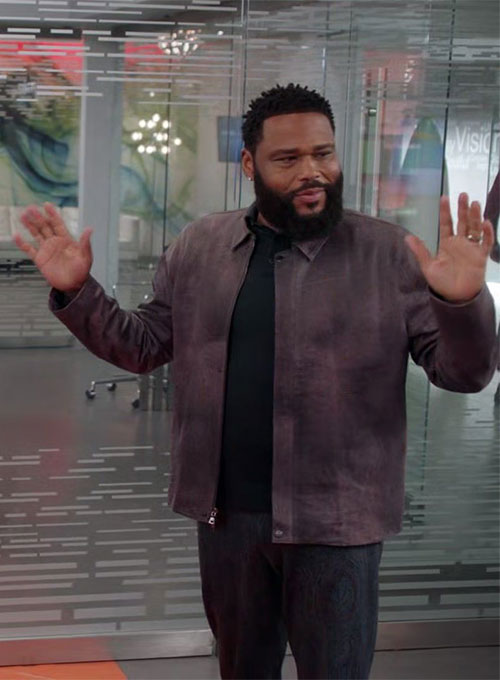 Anthony Anderson Black-ish Leather Jacket – Anthony Anderson Black-ish wearing the look, photo 4