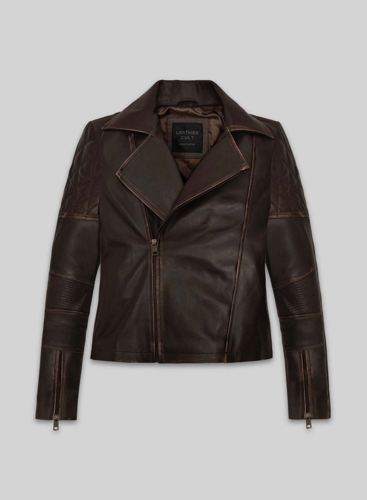 Anya Taylor Joy Furiosa A Mad Max Saga Black Leather Jacket – front view