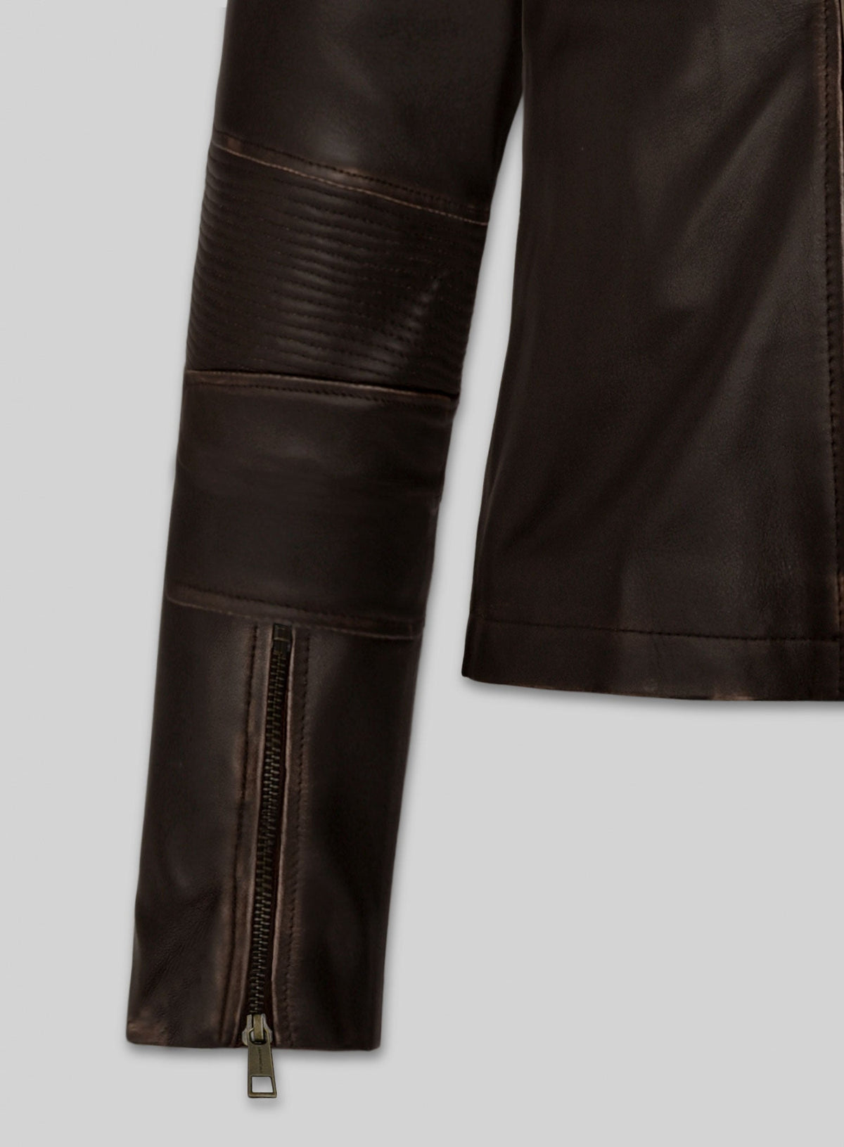 Anya Taylor Joy Furiosa A Mad Max Saga Black Leather Jacket – close-up and worn views