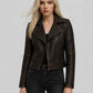 Anya Taylor Joy Furiosa A Mad Max Saga Black Leather Jacket – full product view