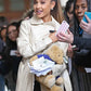 Ariana Grande Black Leather Long Coat – alternate view