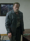 Arnold Schwarzenegger Aftermath Black Leather Jacket – Arnold Schwarzenegger Aftermath celebrity photo in Aftermath
