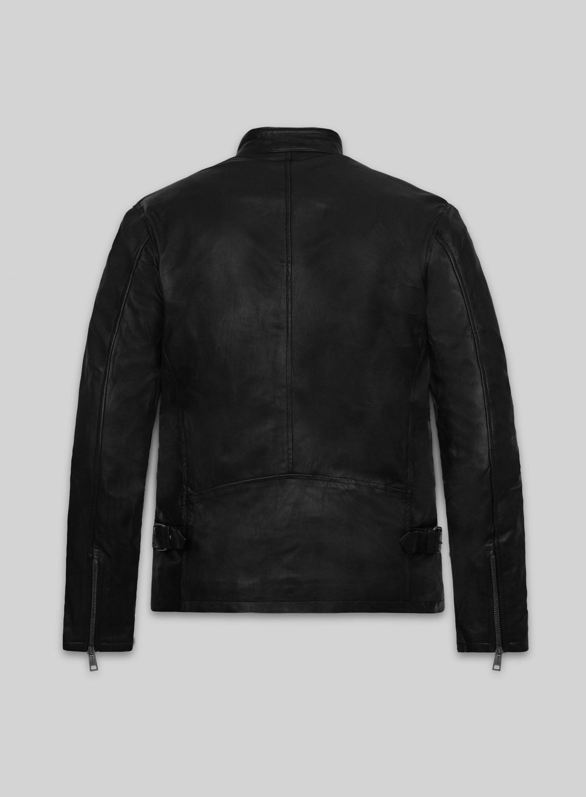 Aaron Taylor Johnson Godzilla 2014 Black Leather Jacket – full product view