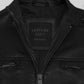 Aaron Taylor Johnson Godzilla 2014 Black Leather Jacket – close-up and worn views