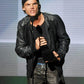 Avicii The American Music Awards Black Leather Jacket – close-up and worn views