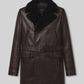 Barry Keoghan Peaky Blinders Dark Brown Trench Coat – front view