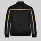 Battlefield Hardline Black Leather Jacket – back view
