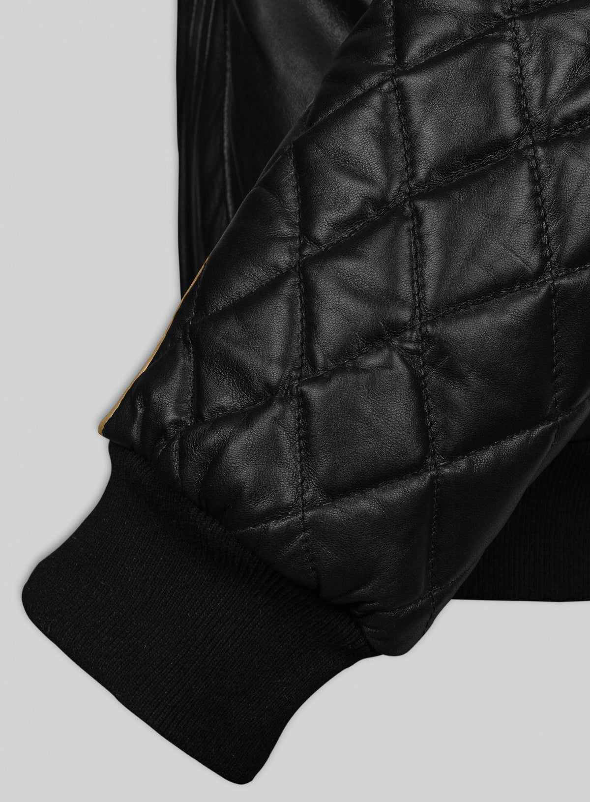 Battlefield Hardline Black Leather Jacket – close-up and worn views