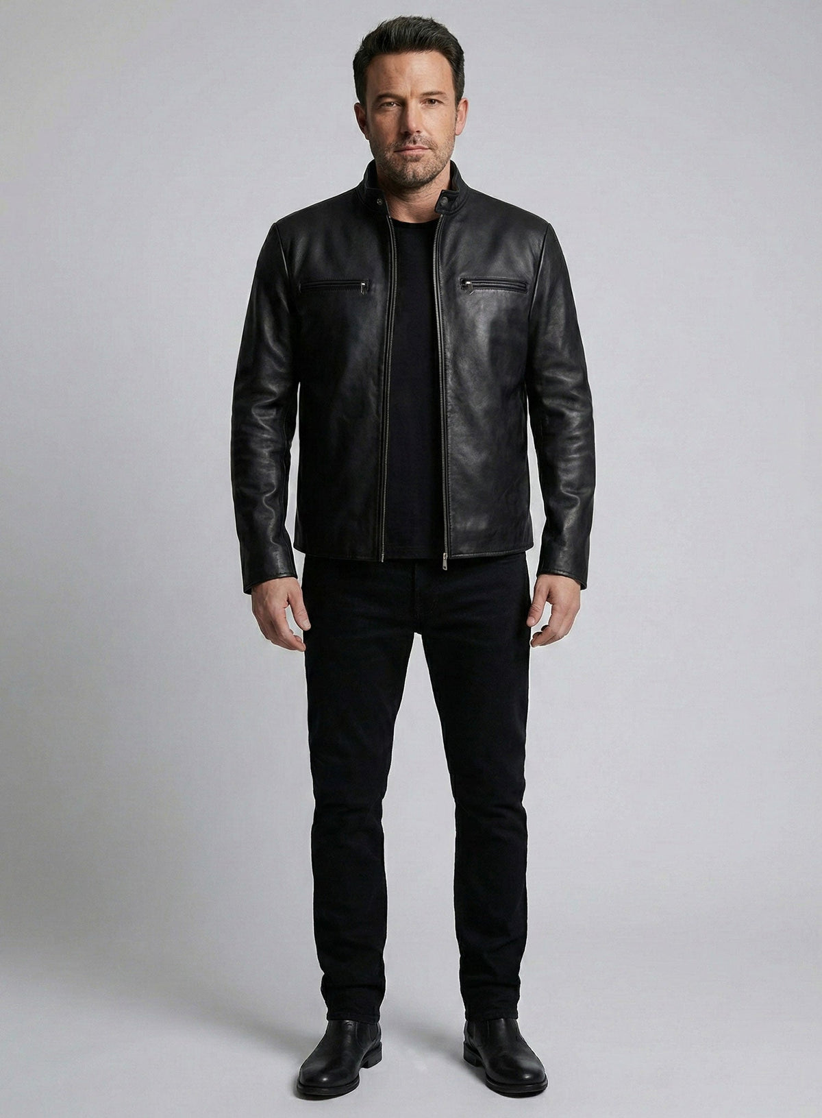Ben Affleck Leather Jacket #2 view 4