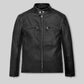 Ben Affleck The Town Black Leather Jacket – front view