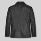 Ben Stiller Along Came Polly Black Leather Blazer – back view