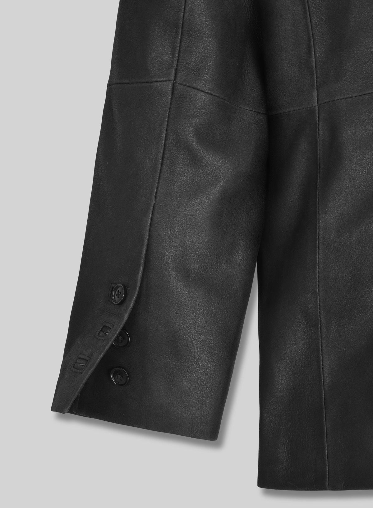 Ben Stiller Along Came Polly Black Leather Blazer – full product view