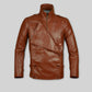 Bill Clifford The Rocketeer Tan Leather Jacket – full product view