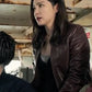 Bingbing Li The Meg Black Leather Jacket – alternate view