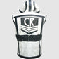 Black &amp; White Leather Vest