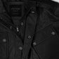 Blitz Jason Statham Black Leather Jacket – close-up and worn views
