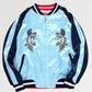 Blue and Pink Reversible Sukajan Jacket 'Kawagoe' - Sublimation Jacket ( Recreated Edition )