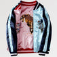 Blue and Pink Reversible Sukajan Jacket 'Kawagoe' - Sublimation Jacket ( Recreated Edition )