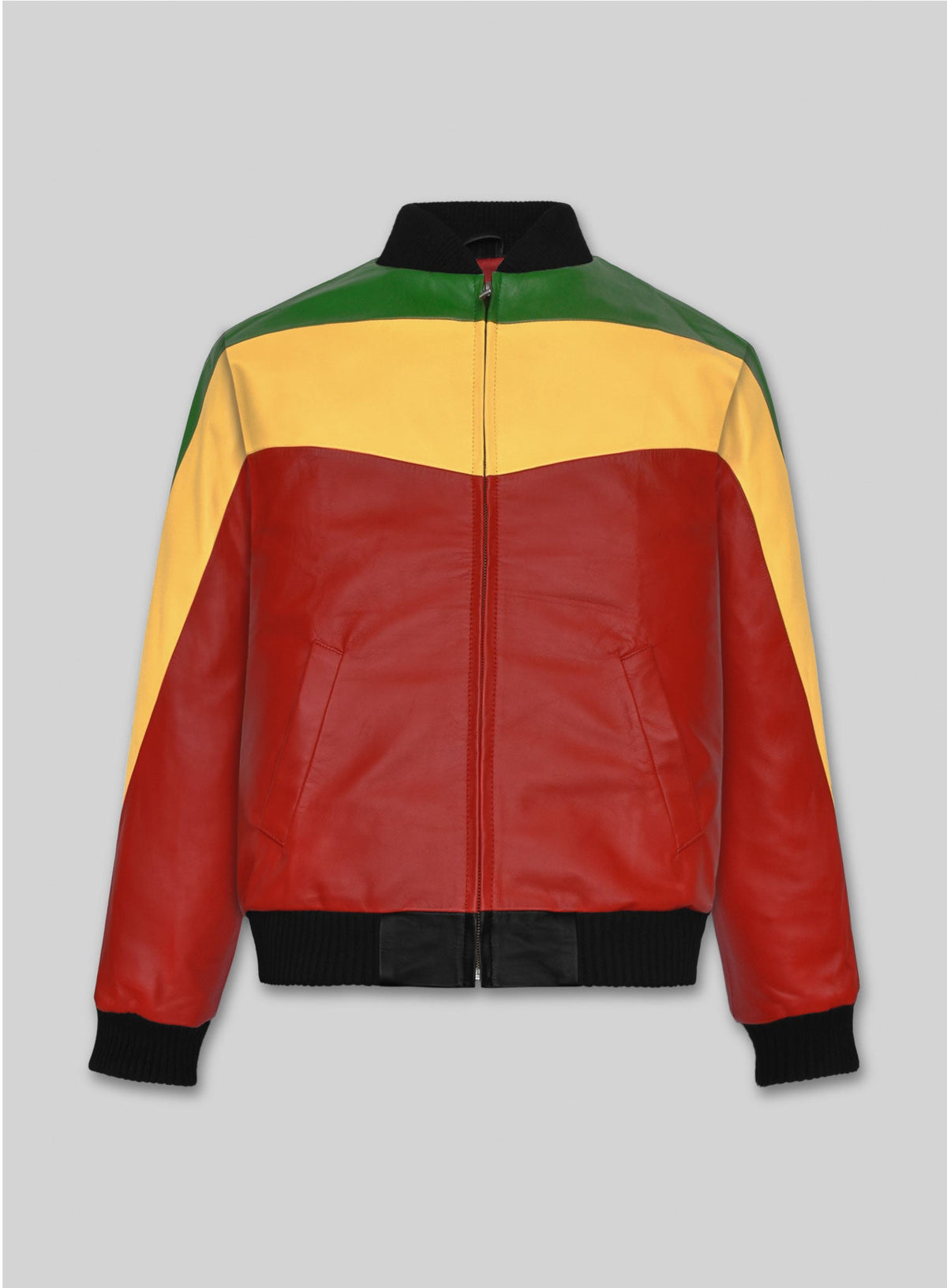 Bob Marley Leather Jacket view 1
