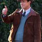 Brad Pitt Allied Black Leather Jacket – alternate view