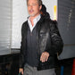 Brad Pitt Black Leather Jacket – Brad Pitt celebrity photo