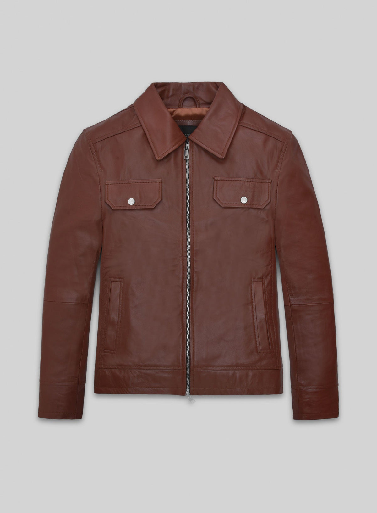 Bradley Cooper Black Leather Jacket – front view