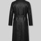 Brian Gleeson Peaky Blinders Leather Long Coat view 2