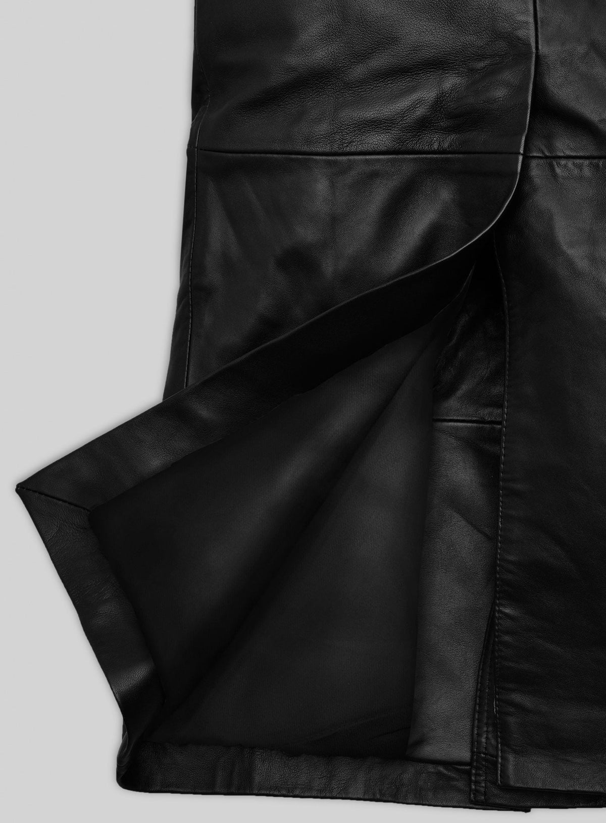 Brian Gleeson Peaky Blinders Leather Long Coat view 5