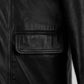 Bruce Springsteen Born to Run Black Leather Trench Coat – full product view